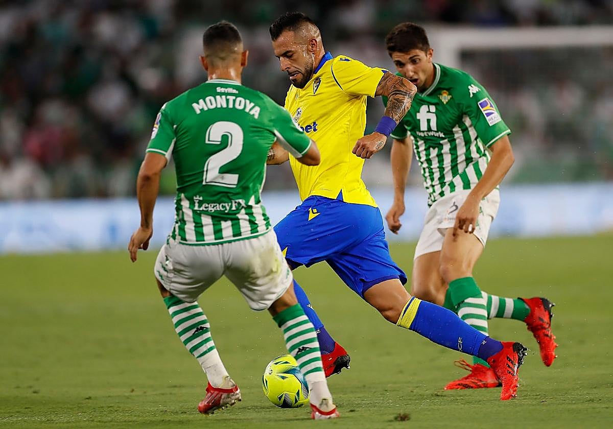 Negredo, en su época en el Cádiz CF.