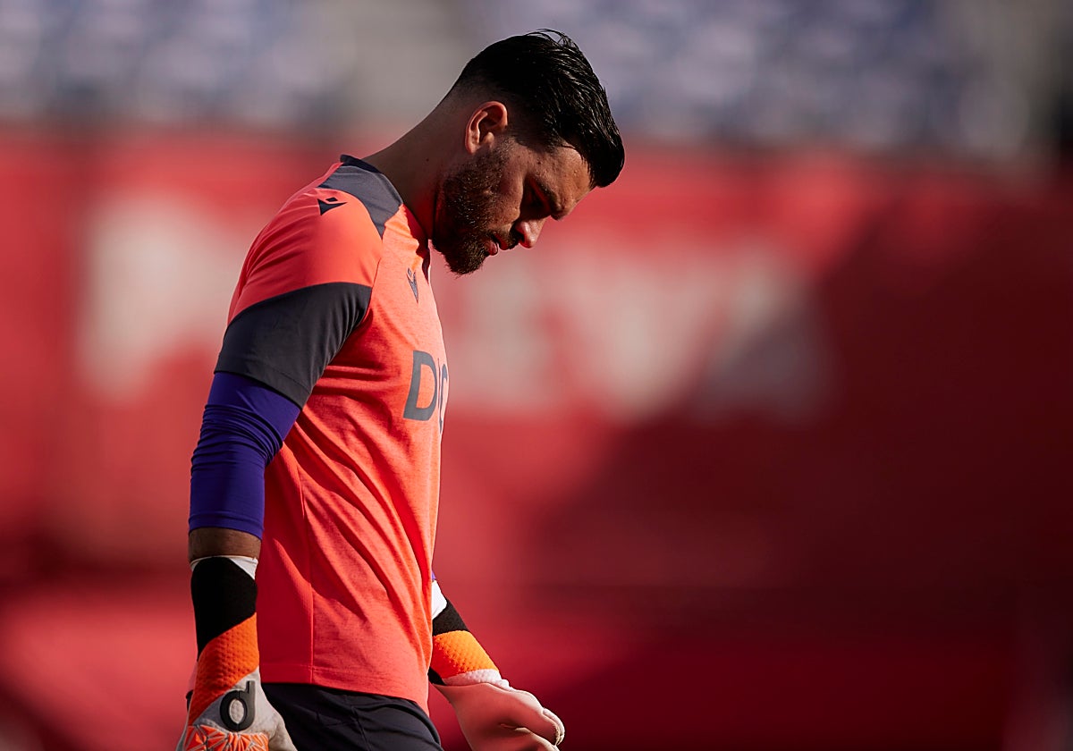 David Gil es el portero titular del Cádiz CF en la Copa del Rey.