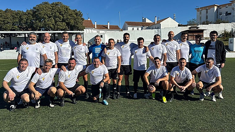 La selección asidonense no faltó a la cita solidaria.