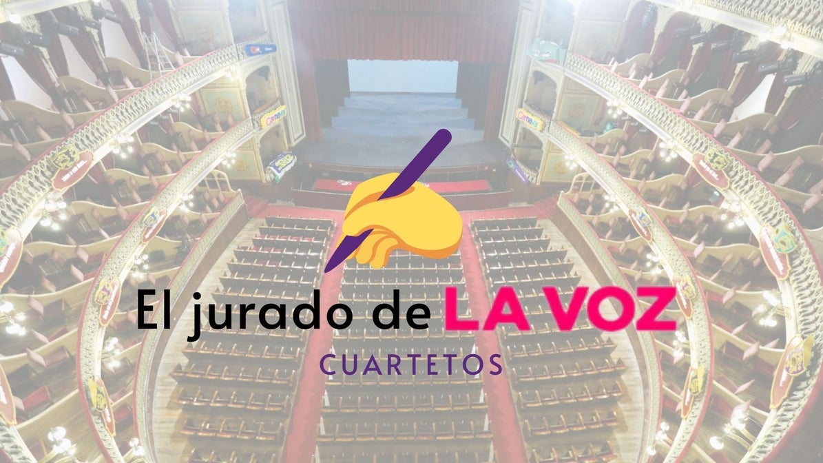 El jurado de LA VOZ en cuartetos