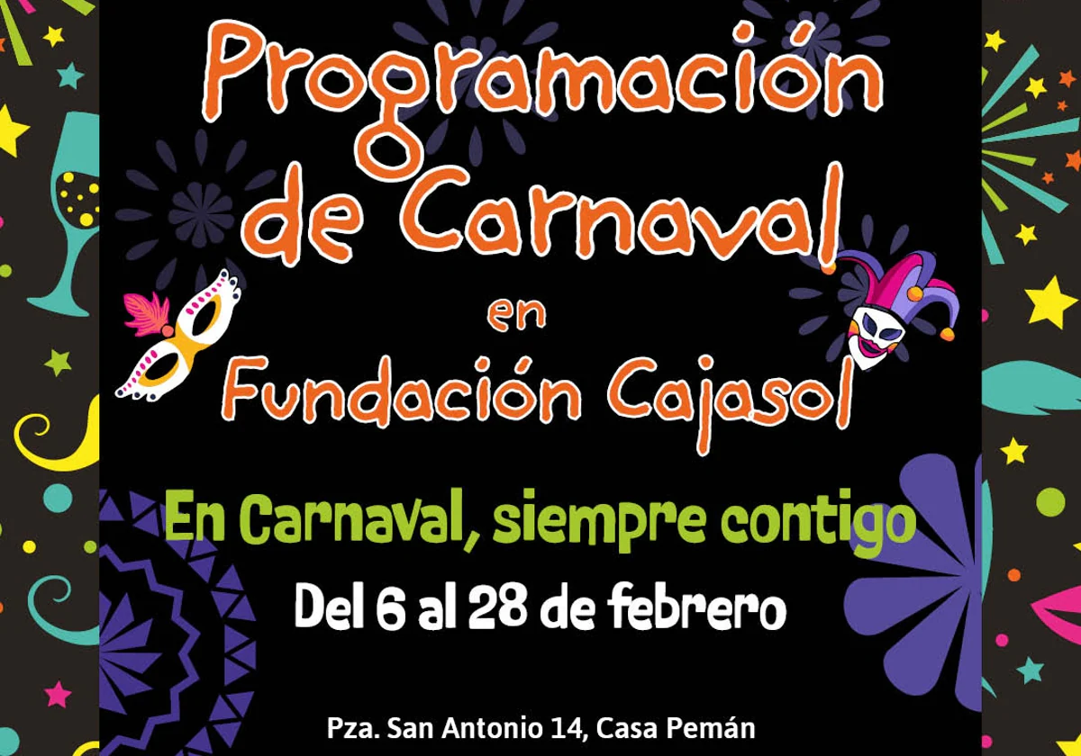 La Fundación Cajasol presenta la Programación de Carnaval en Cádiz
