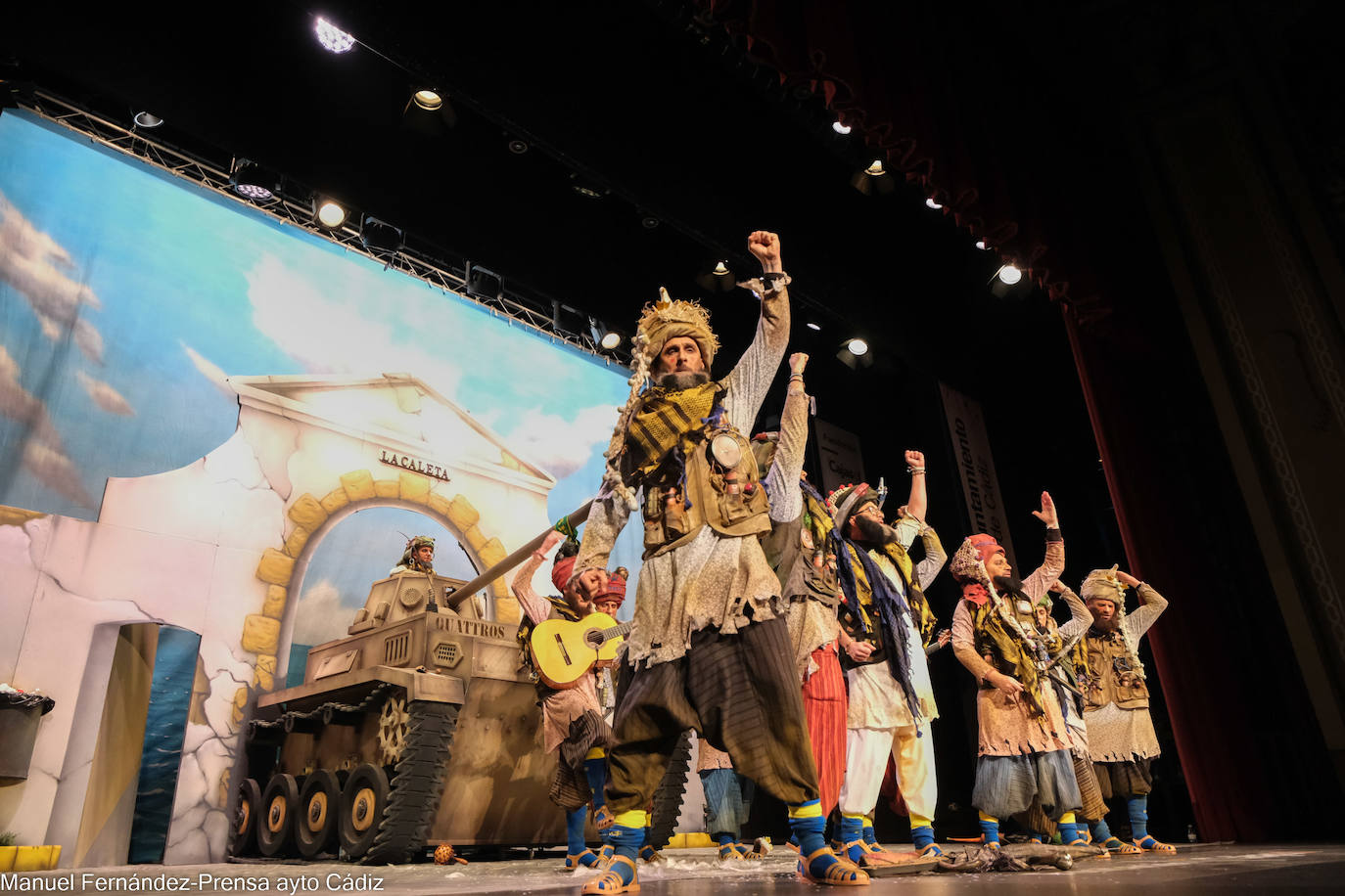 Fotos: Chirigota &#039;Frente talibán de la república irreverente de kadikadist&#039;