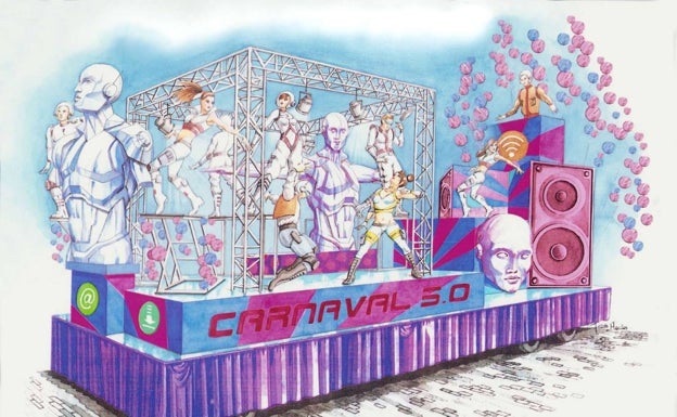 Carnaval 2023: Así son las carrozas que desfilarán en la Cabalgata de Cádiz