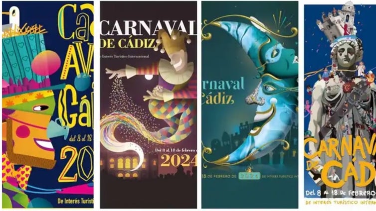 Encuesta: ¿Cuál es tu cartel favorito para el Carnaval de Cádiz 2024? Vota por tu preferido en La Voz de Cádiz