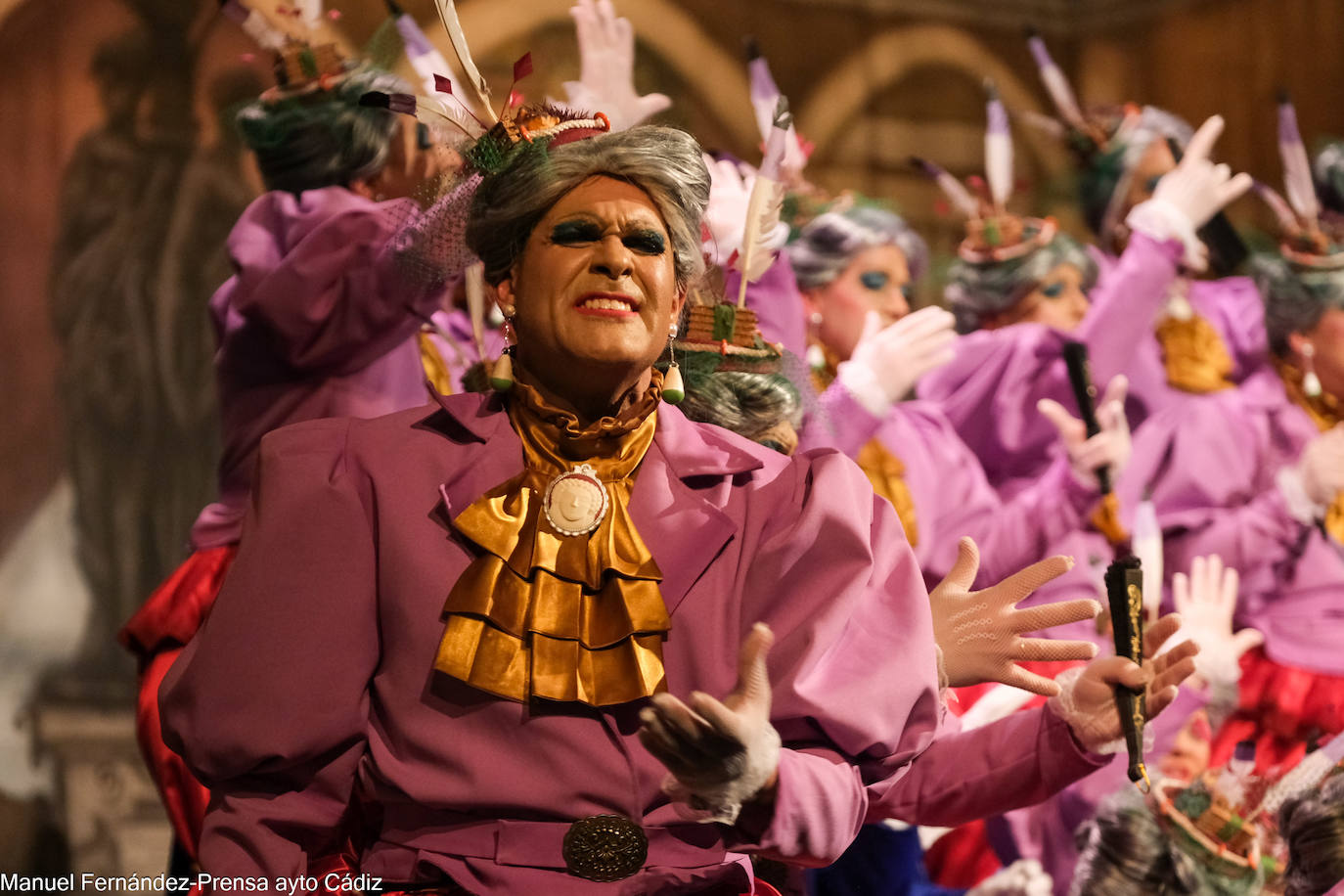 FOTOS: Coro &#039;La dama de Cádiz&#039; en el COAC 2024, Carnaval de Cádiz