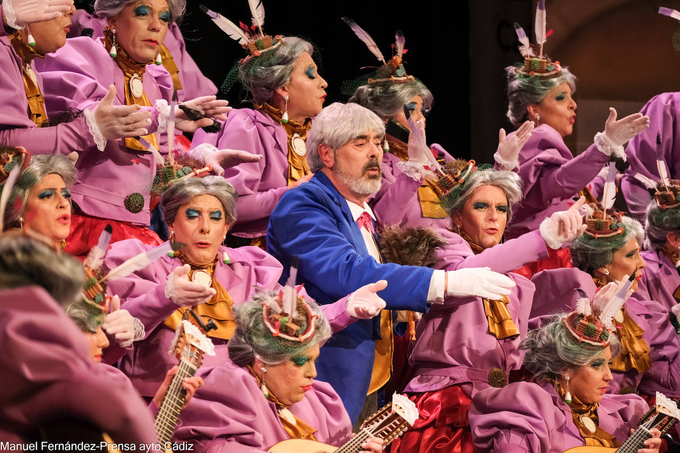 FOTOS: Coro &#039;La dama de Cádiz&#039; en el COAC 2024, Carnaval de Cádiz