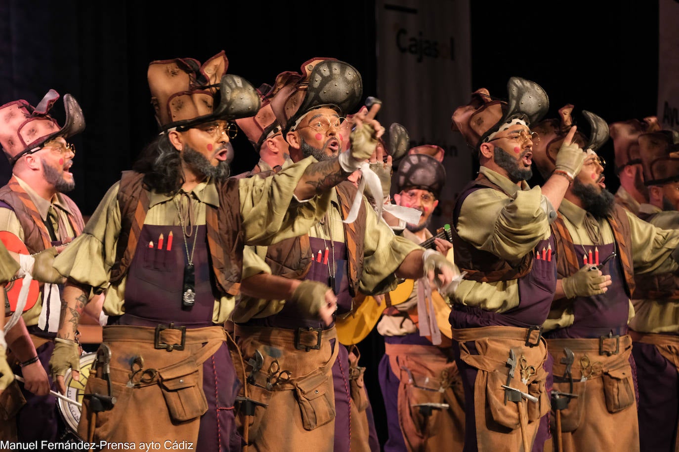 FOTOS: Comparsa &#039;Los lengüetas&#039; en el COAC 2024, Carnaval de Cádiz