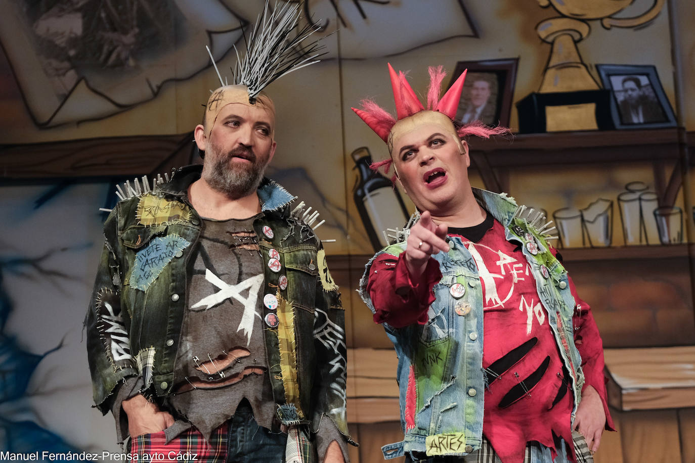 FOTOS: Cuarteto &#039;Punk y circo, la lucha continúa&#039; en el COAC 2024, Carnaval de Cádiz