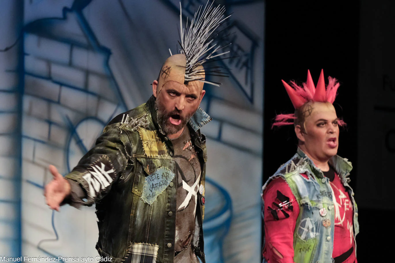 FOTOS: Cuarteto &#039;Punk y circo, la lucha continúa&#039; en el COAC 2024, Carnaval de Cádiz