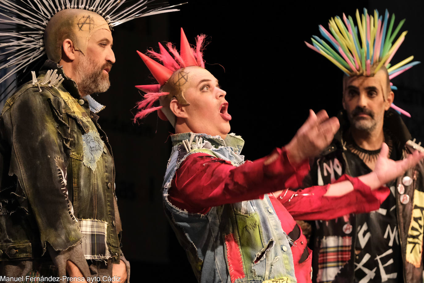 FOTOS: Cuarteto &#039;Punk y circo, la lucha continúa&#039; en el COAC 2024, Carnaval de Cádiz