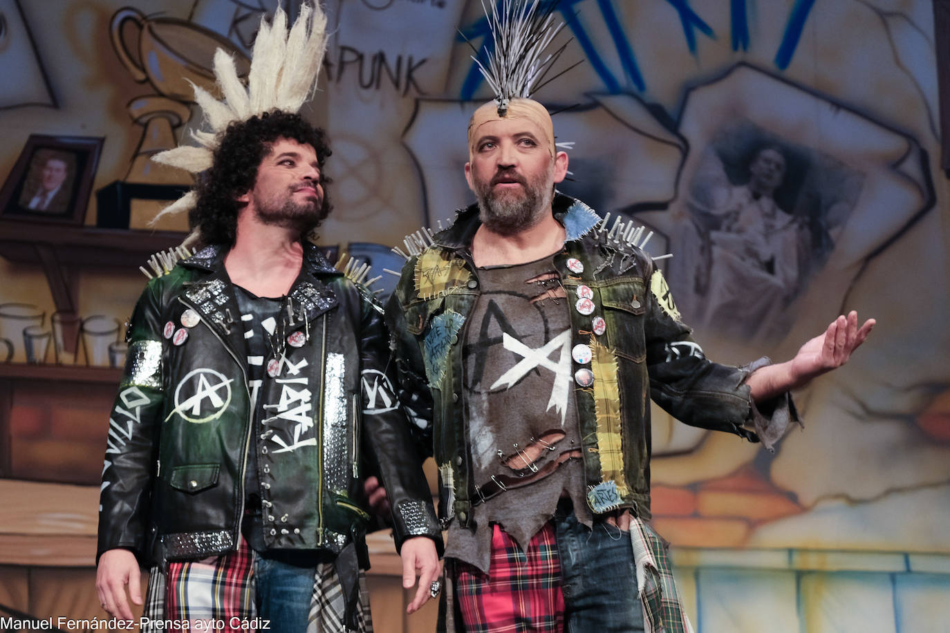 FOTOS: Cuarteto &#039;Punk y circo, la lucha continúa&#039; en el COAC 2024, Carnaval de Cádiz