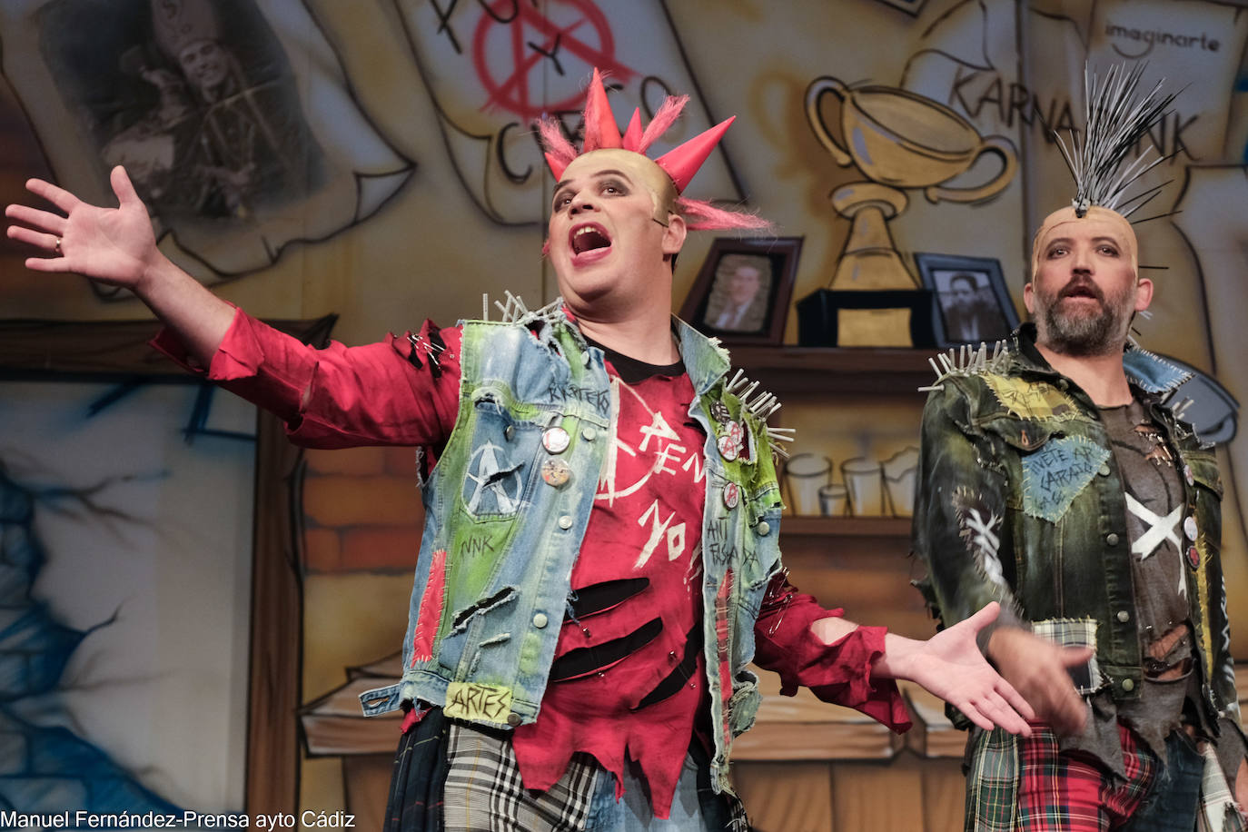 FOTOS: Cuarteto &#039;Punk y circo, la lucha continúa&#039; en el COAC 2024, Carnaval de Cádiz