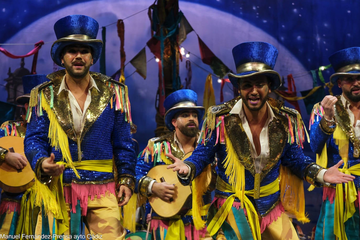 FOTOS: Comparsa &#039;La fiesta&#039;en el COAC 2024, Carnaval de Cádiz