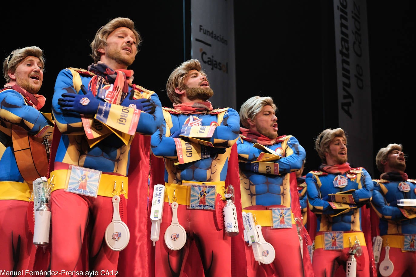 FOTOS: Chirigota &#039;Los super-ego&#039; en el COAC 2024, Carnaval de Cádiz