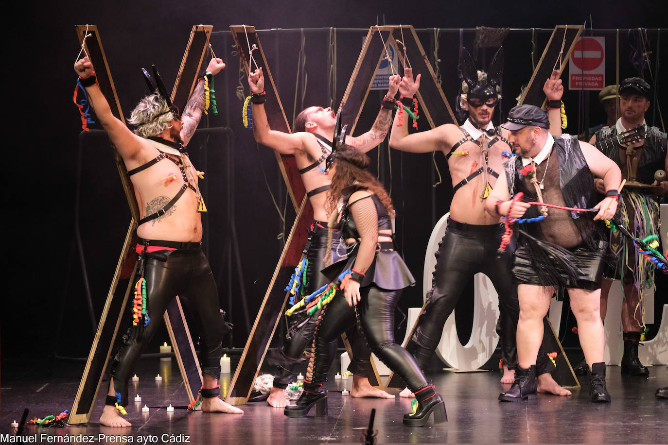 FOTOS: Chirigota &#039;Sácamela de la boca&#039; en el COAC 2024, Carnaval de Cádiz