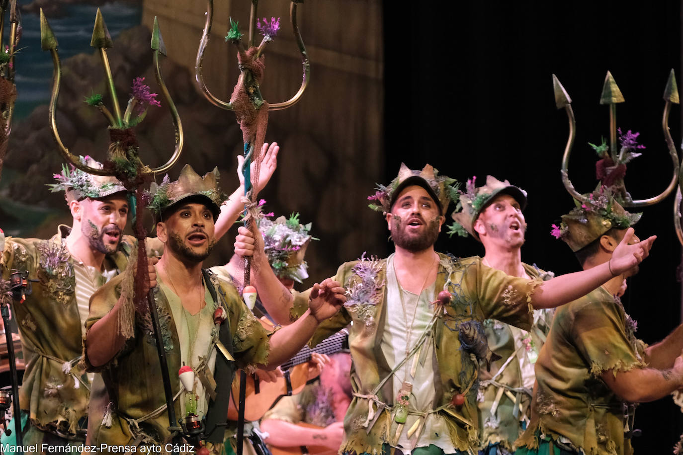 Fotos: Comparsa &#039;Agüita tapá&#039; en la séptima sesión de preliminares del COAC 2024