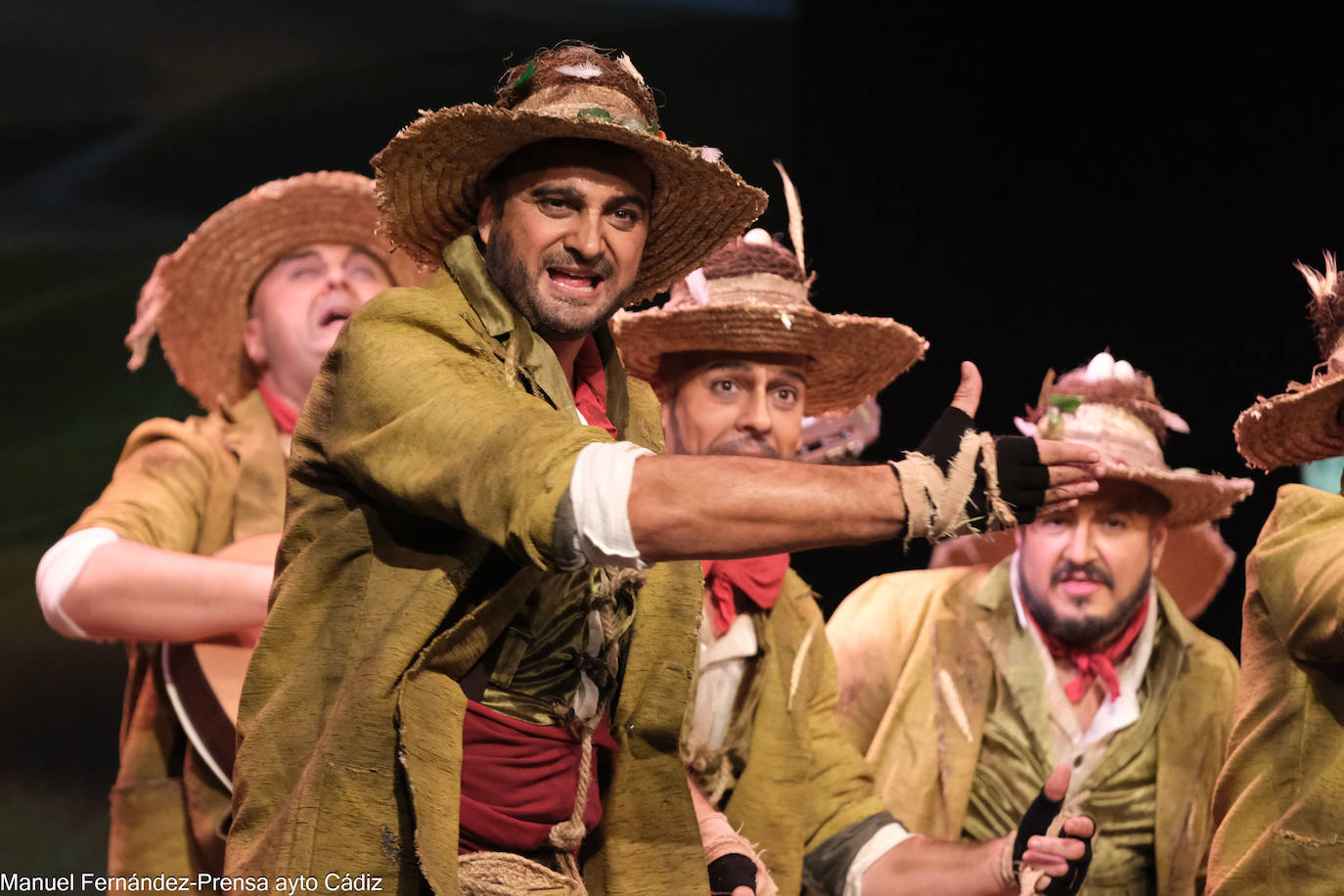 Fotos: Comparsa &#039;Pueblejito la Frontera&#039; en la sétima sesión de preliminares del COAC 2024