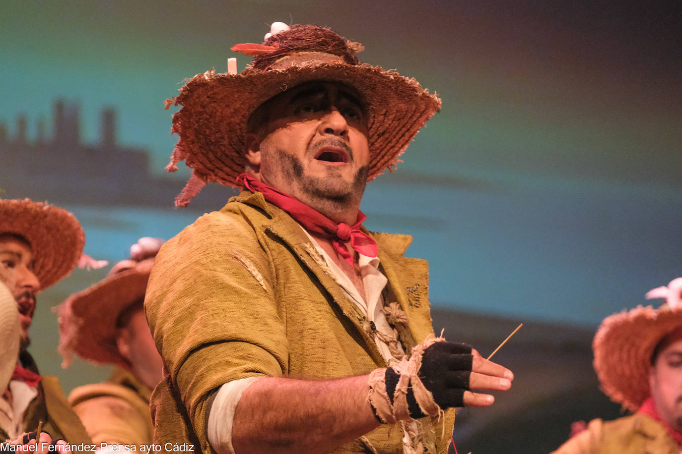 Fotos: Comparsa &#039;Pueblejito la Frontera&#039; en la sétima sesión de preliminares del COAC 2024