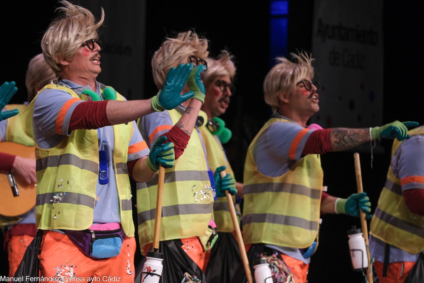 Fotos: Chirigota &#039;Carnaval, me cago en tus muertos&#039; en la sétima sesión de preliminares del COAC 2024