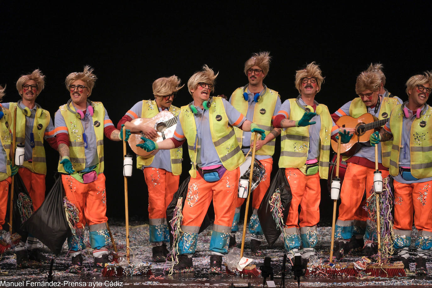 Fotos: Chirigota &#039;Carnaval, me cago en tus muertos&#039; en la sétima sesión de preliminares del COAC 2024