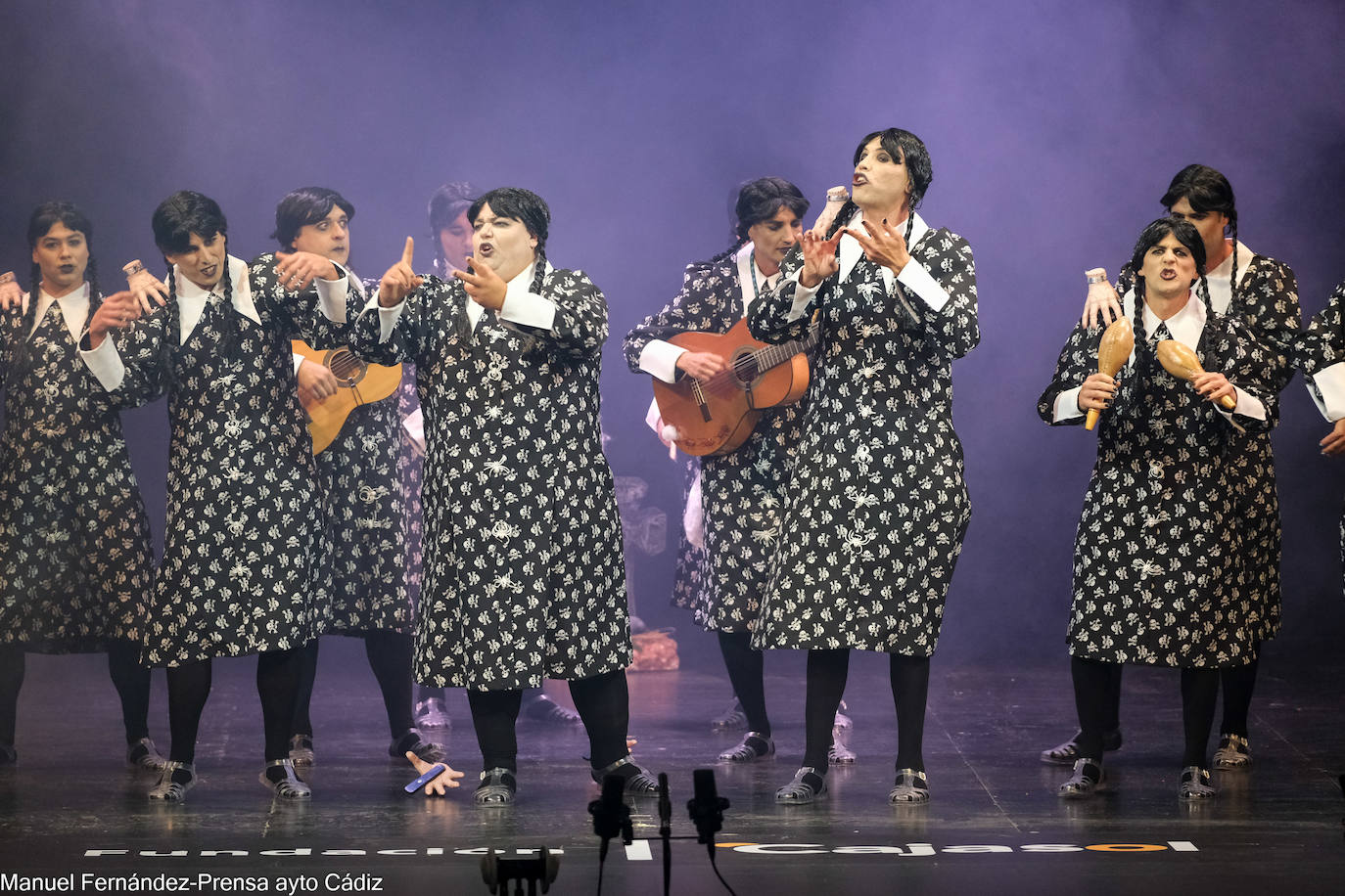Fotos: Chirigota &#039;La alegría de mi casa&#039; en el COAC 2024, Carnaval de Cádiz