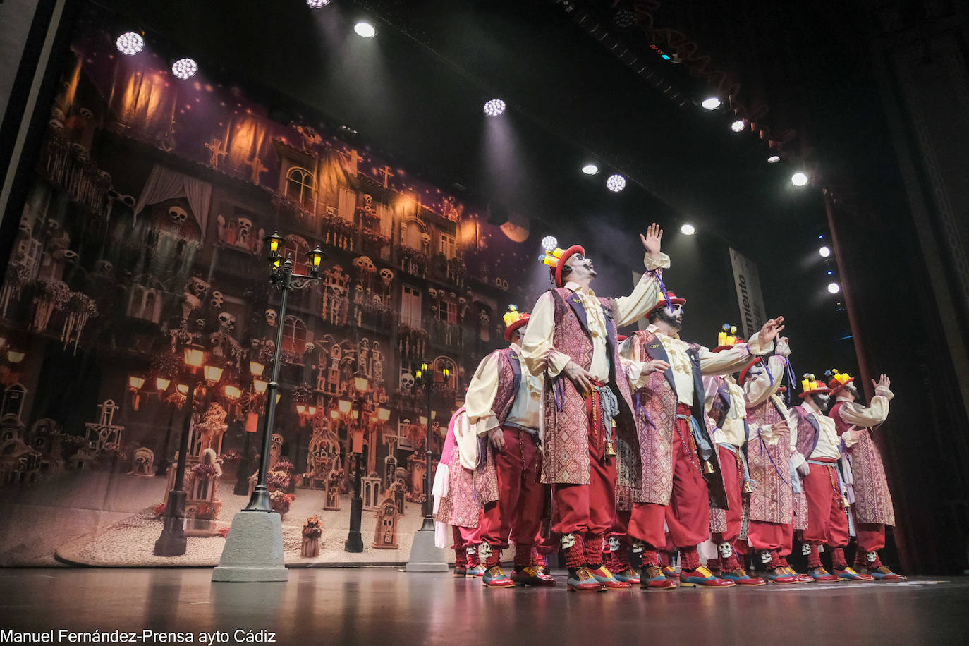 Fotos: La comparsa &#039;El barrio Calavera&#039; en preliminares del COAC 2024
