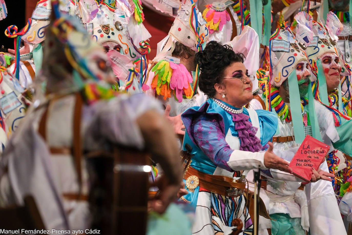 FOTOS: Coro &#039;Este coro es de locos&#039;, el coro de José Luis Bustelo y Jesús Monje en el COAC 2024, del Carnaval de Cádiz