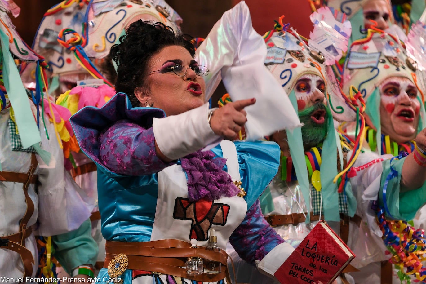 FOTOS: Coro &#039;Este coro es de locos&#039;, el coro de José Luis Bustelo y Jesús Monje en el COAC 2024, del Carnaval de Cádiz