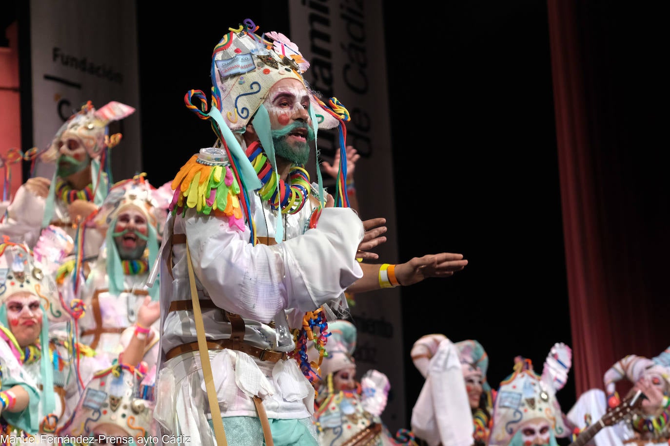 FOTOS: Coro &#039;Este coro es de locos&#039;, el coro de José Luis Bustelo y Jesús Monje en el COAC 2024, del Carnaval de Cádiz