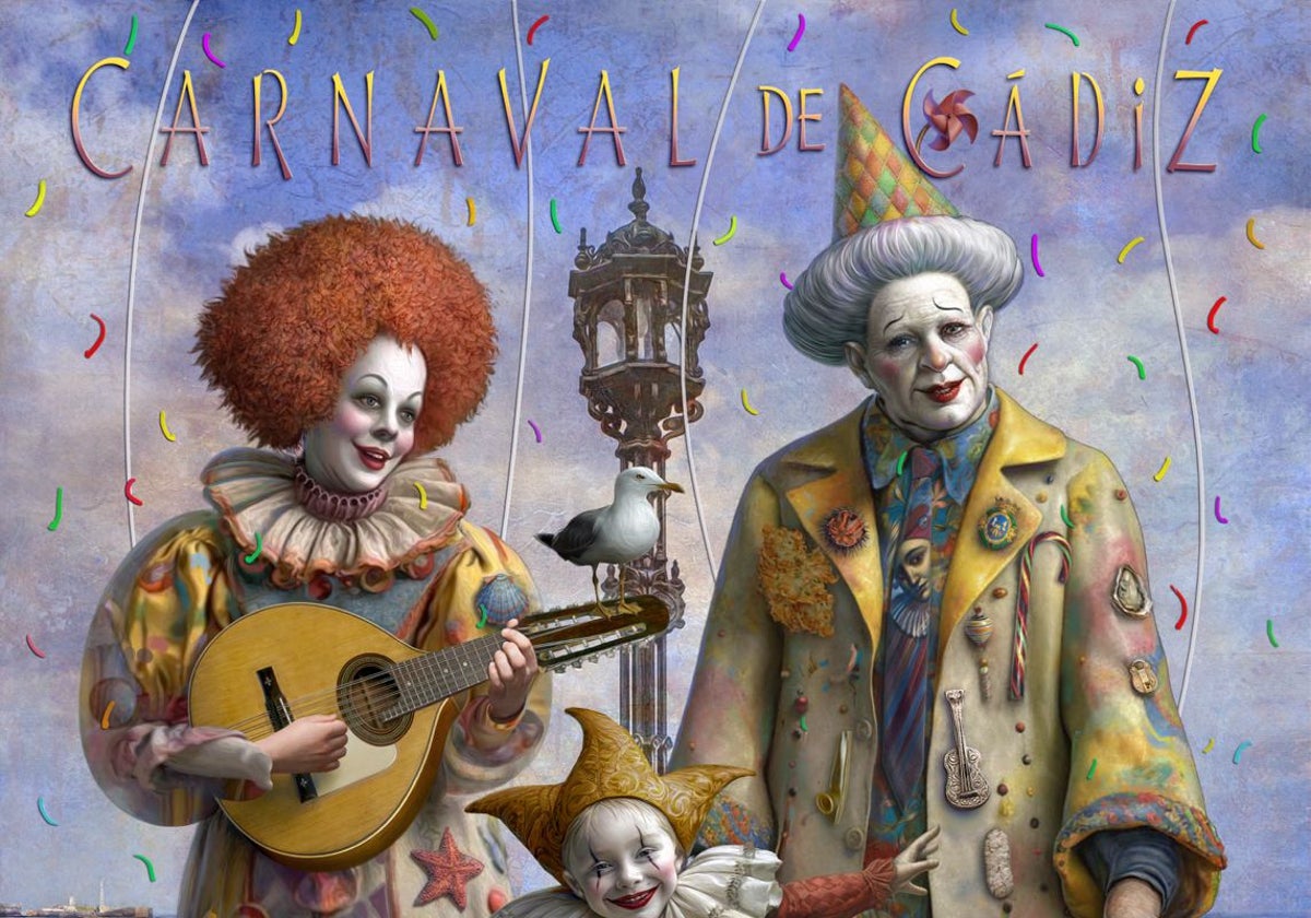 Uno de los carteles finalistas del Carnaval de Cádiz 2025 desata la polémica: ¿Se trata de un plagio?