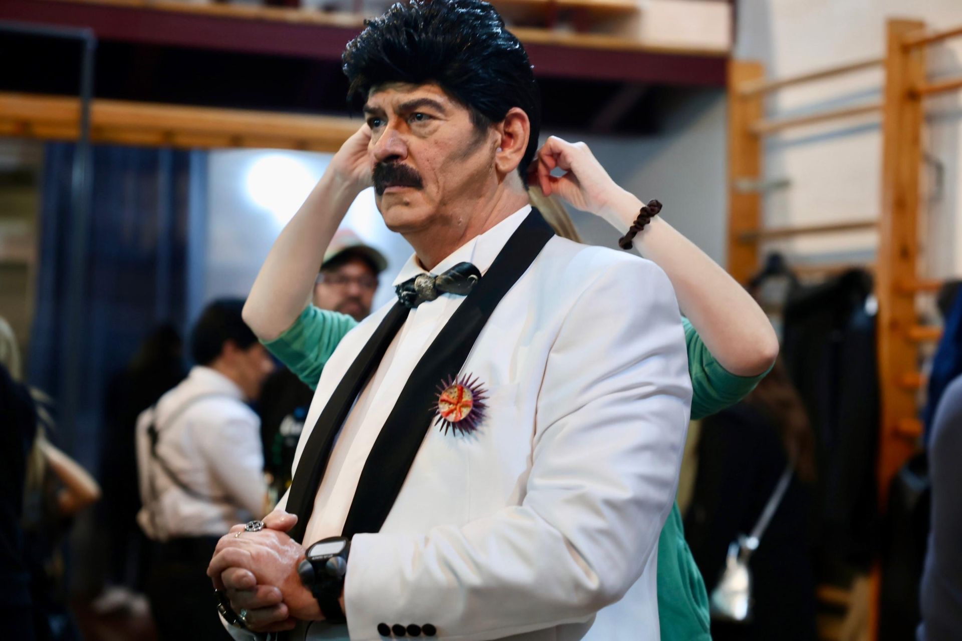 Fotos del día del regreso del &#039;Yuyu&#039; al Falla: ni el camarero Cristian Ventura se lo quiso perder