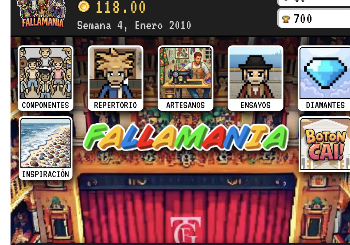 Videojuego 'Fallamania'.