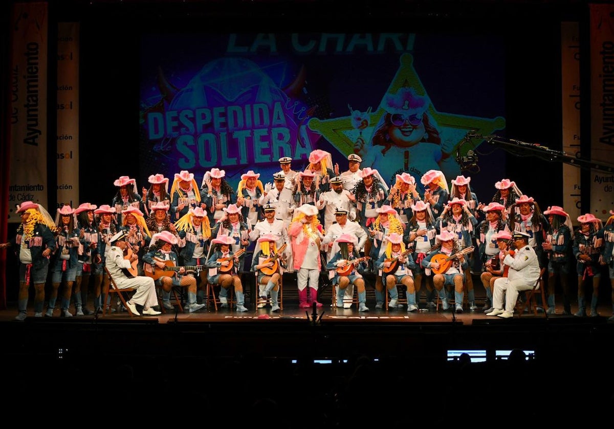 'Este coro es la polla'', durante su pase de cuartos de esta noche