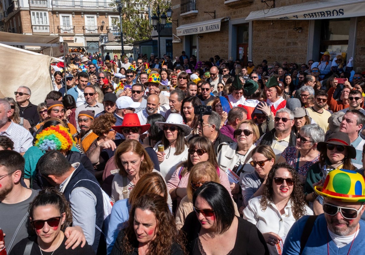 Ambiente en Cádiz este sábado 1 de marzo.