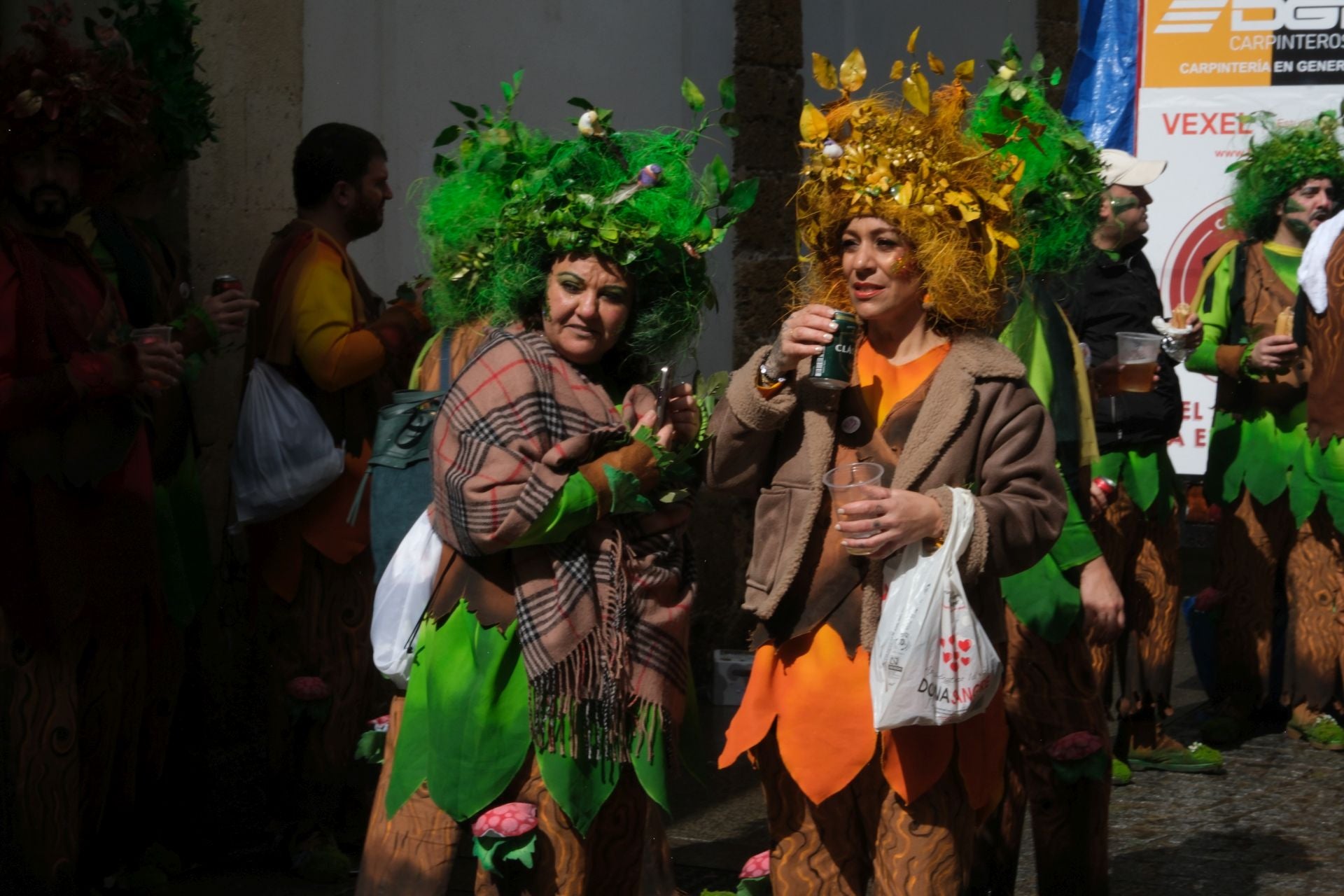 El ambiente del domingo de Carnaval, en imágenes