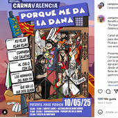 Festival benéfico de Carnaval en Valencia: Porque me da la DANA