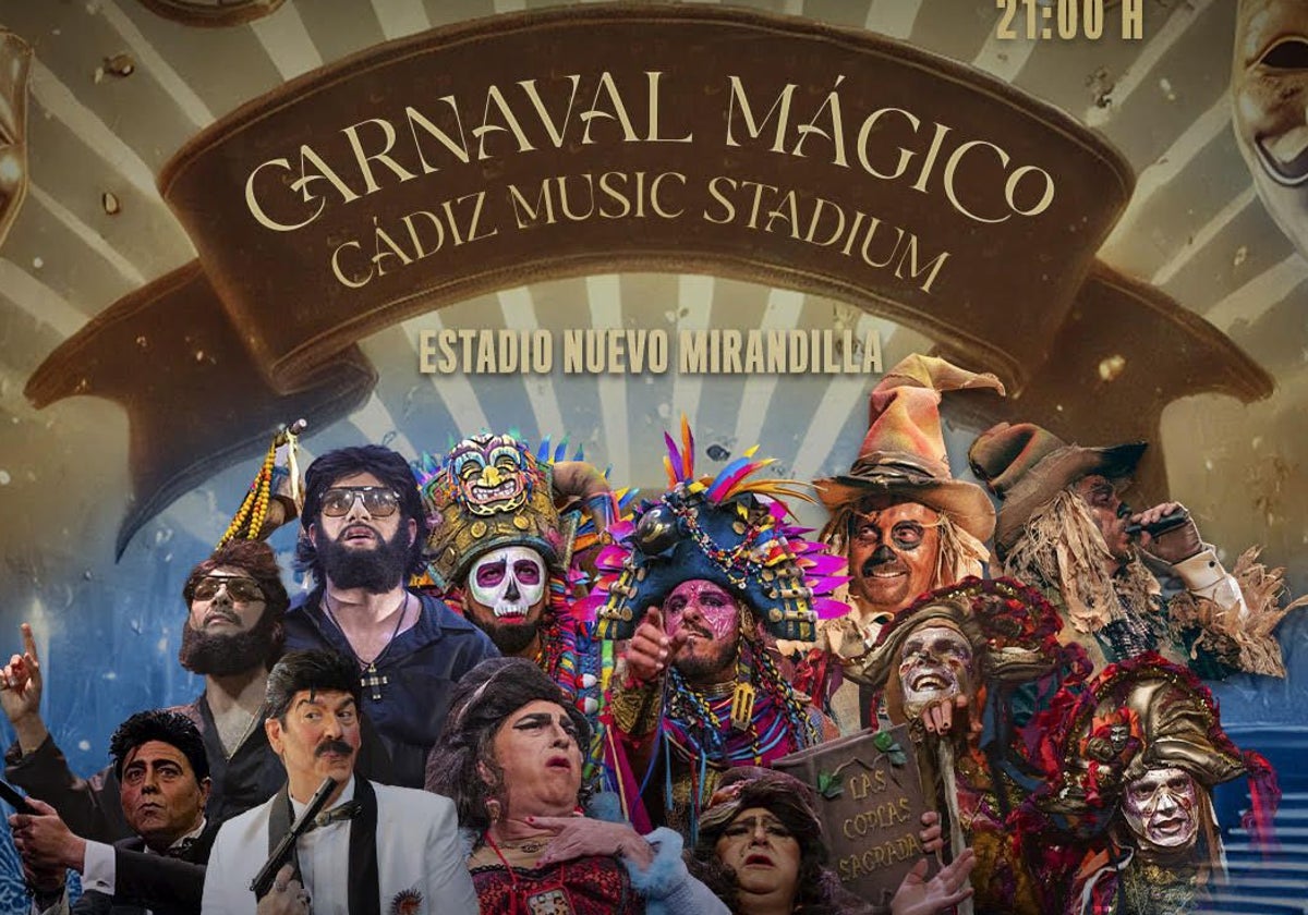Cádiz Music Stadium se disfraza de Carnaval este sábado