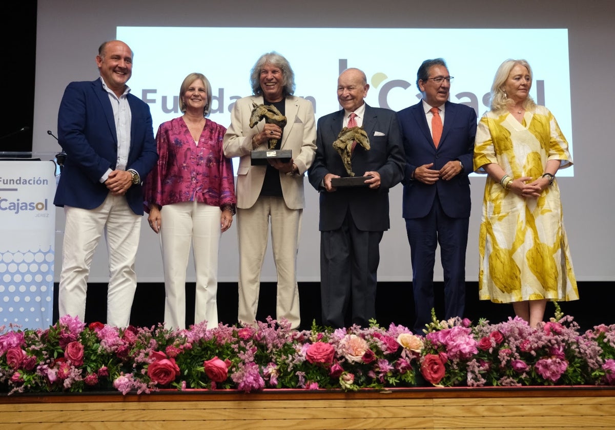 Álvaro Domecq y José Mercé, Premios Tradición de la Fundación Cajasol en Jerez