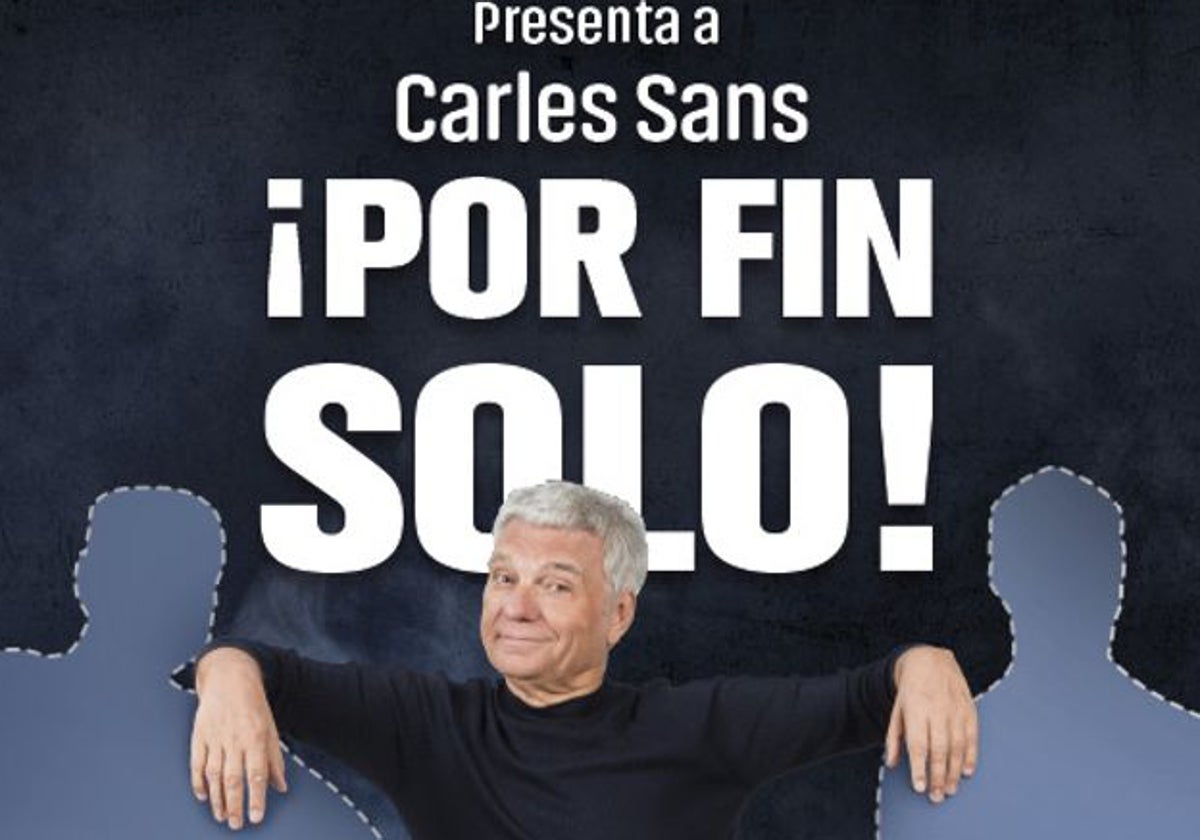 Carles Sans, componente de Tricicle, presenta en el Falla la comedia &#039;Por fin solo!&#039;