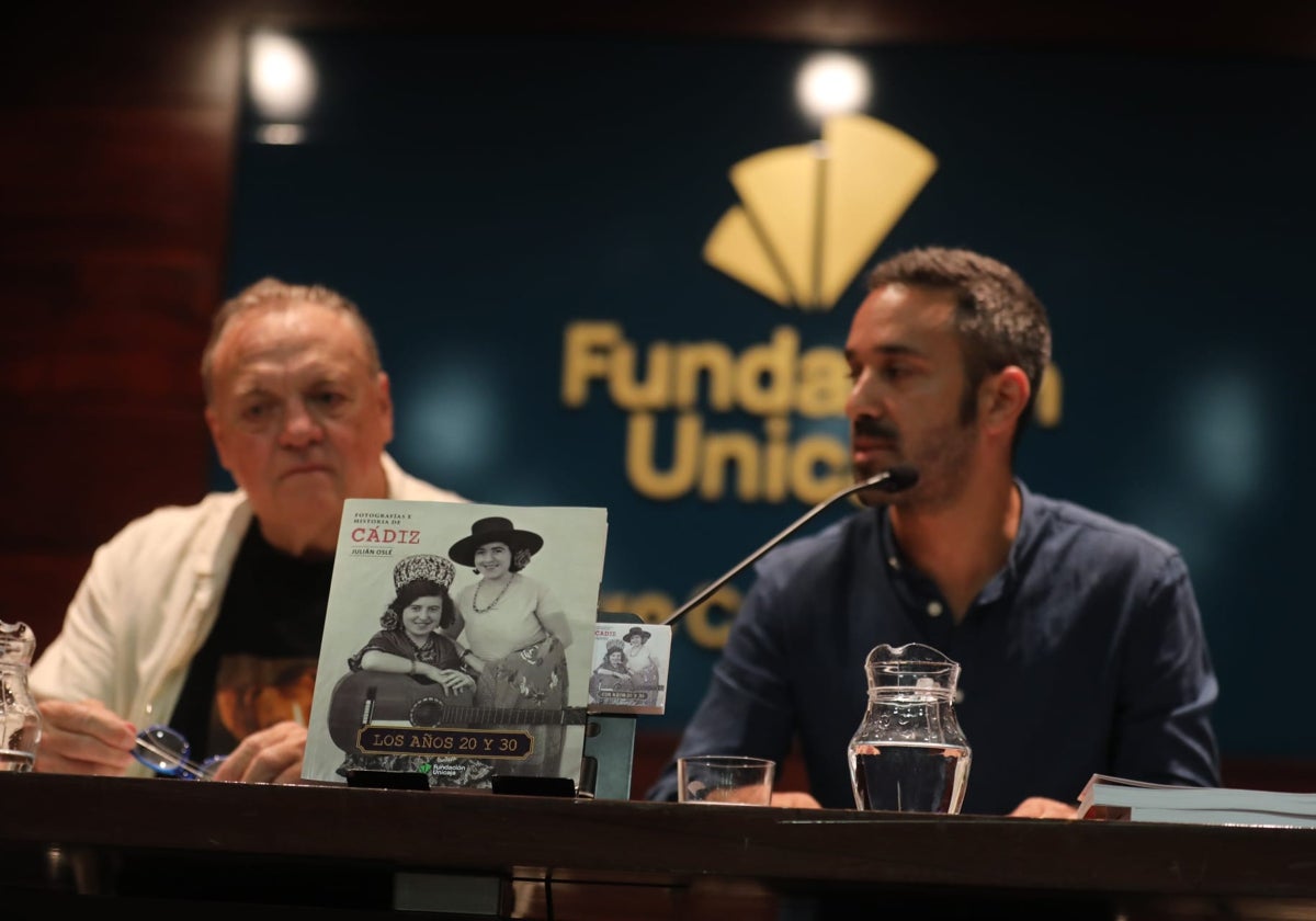 Julian Oslé presenta el libro &#039;Fotografías e historia de Cádiz. Los años 20 y 30&#039; en Fundación Unicaja