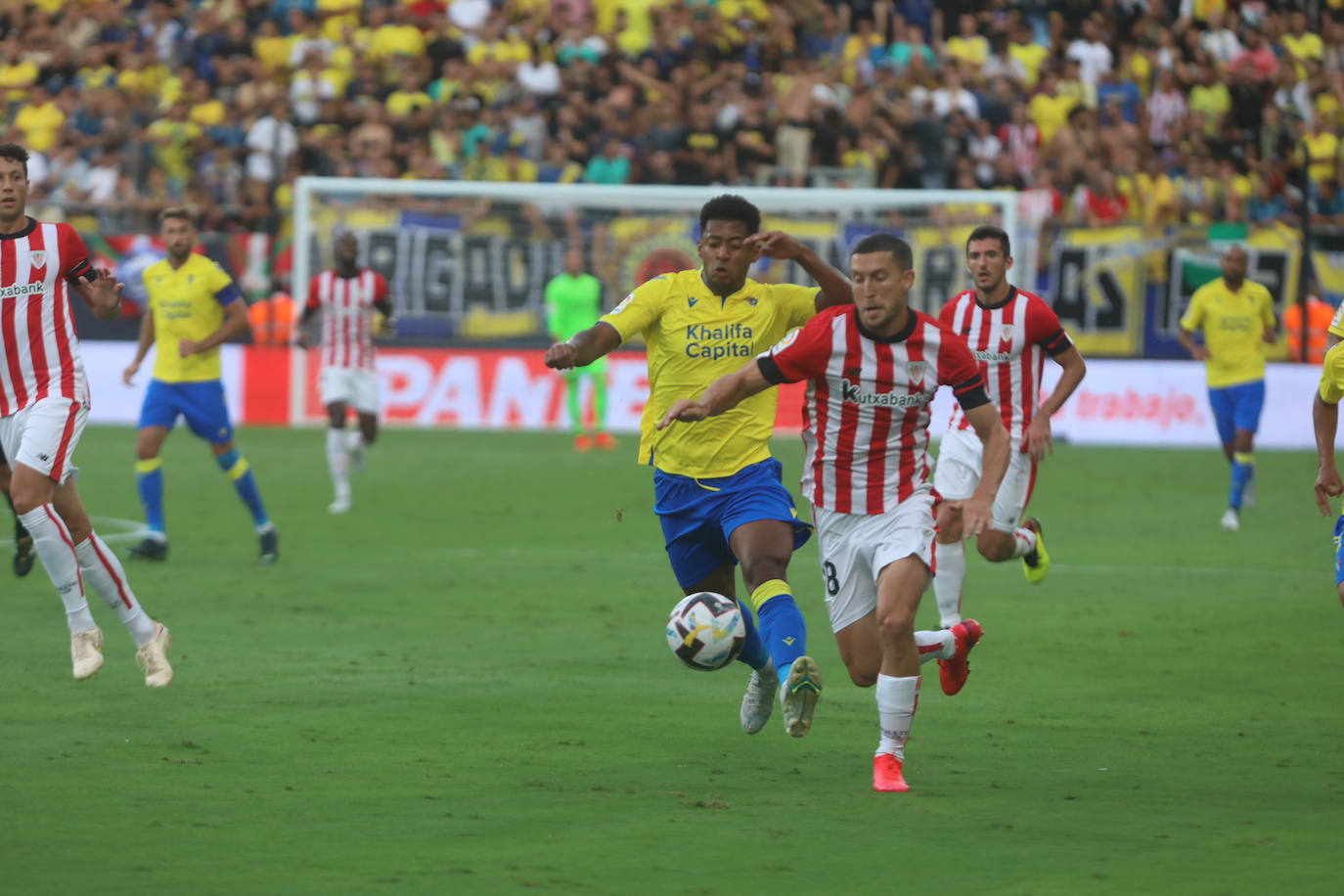 Las imágenes del partido Cádiz CF-Athletic de Bilbao en Carranza