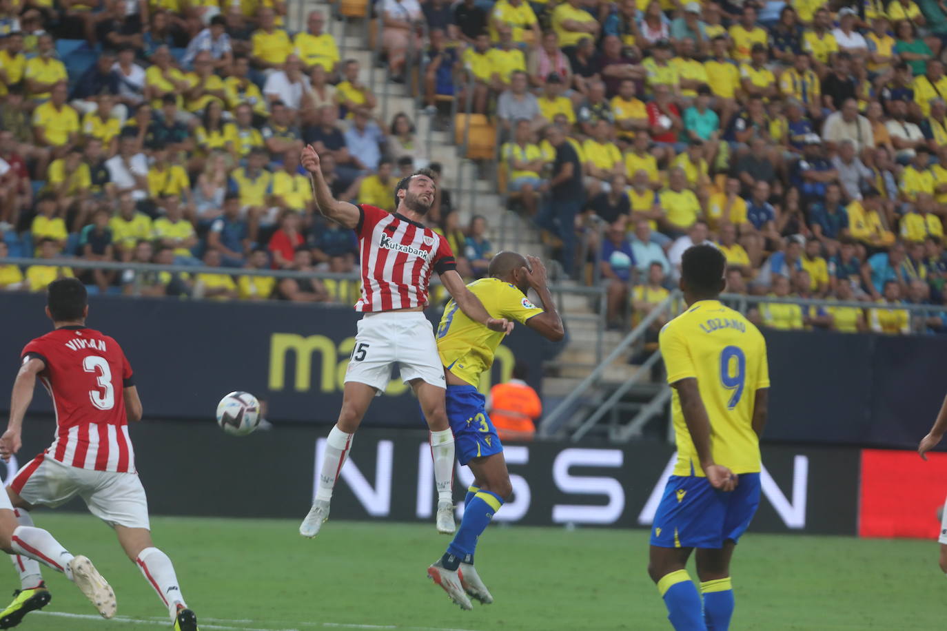 Las imágenes del partido Cádiz CF-Athletic de Bilbao en Carranza