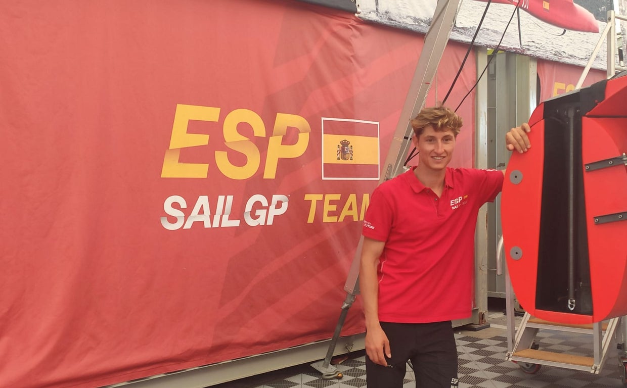 Florian Trittel, integrante del equipo español SailGP