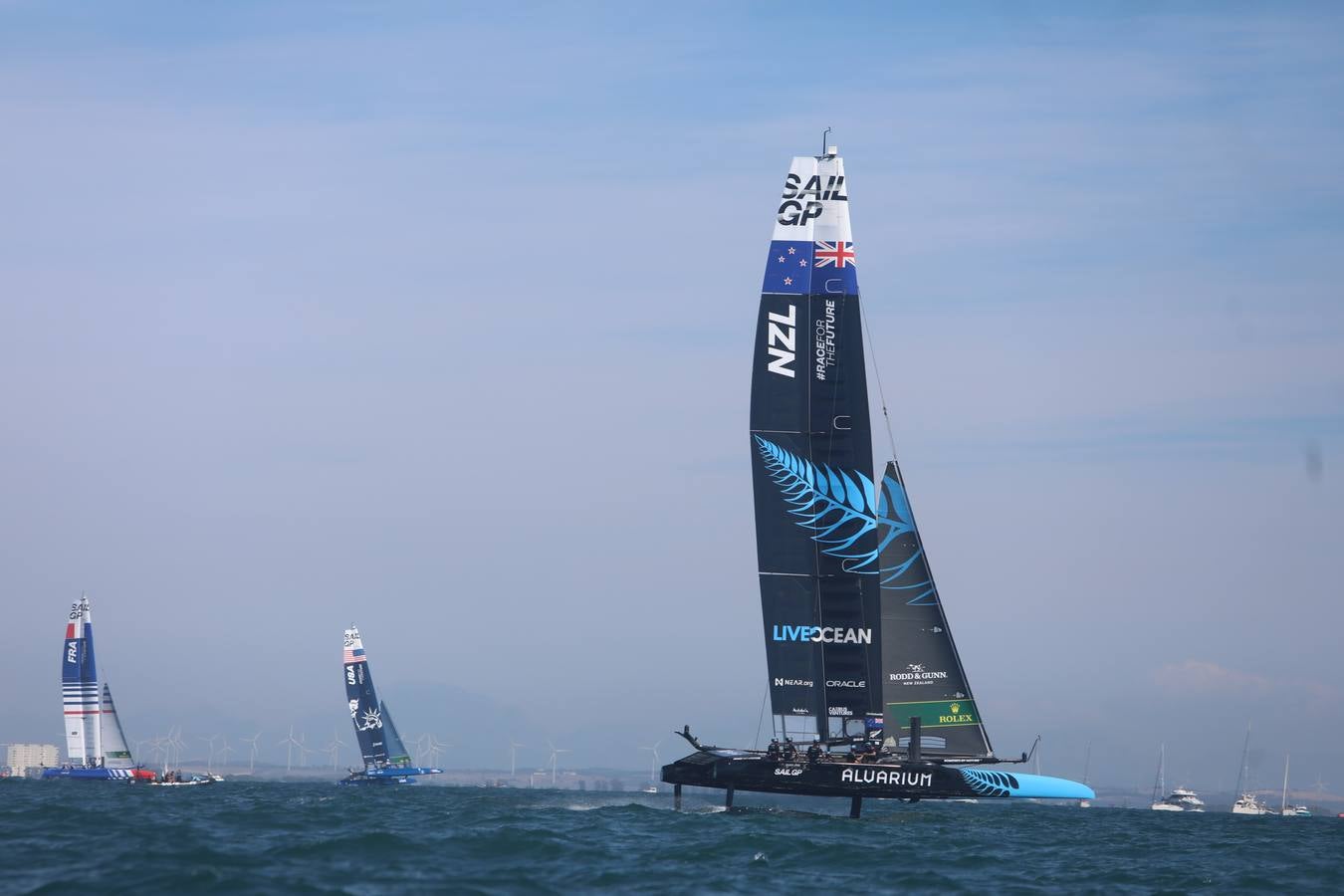 Disfruta de las mejores imágenes del primer día de SailGP en Cádiz