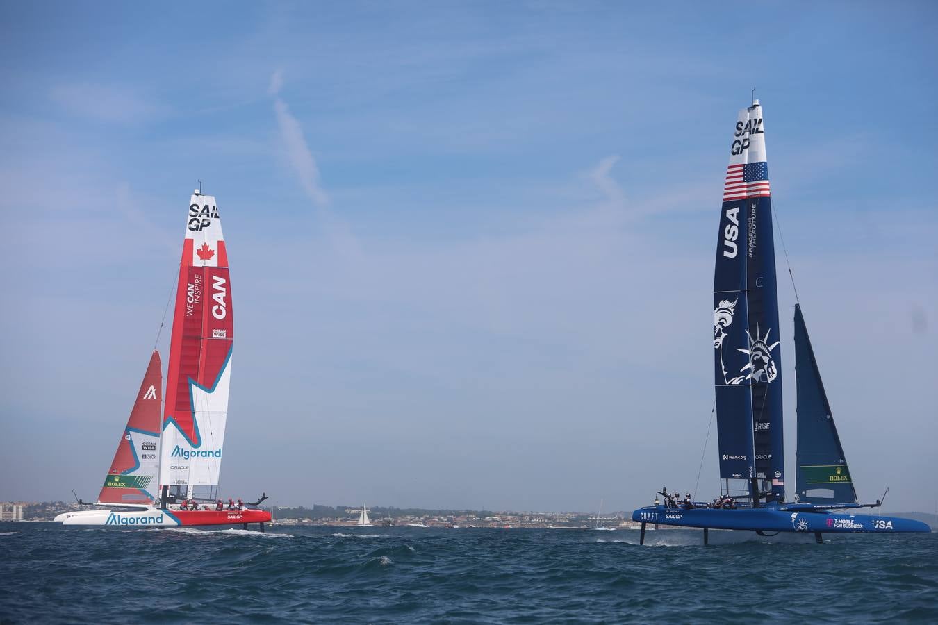 Disfruta de las mejores imágenes del primer día de SailGP en Cádiz