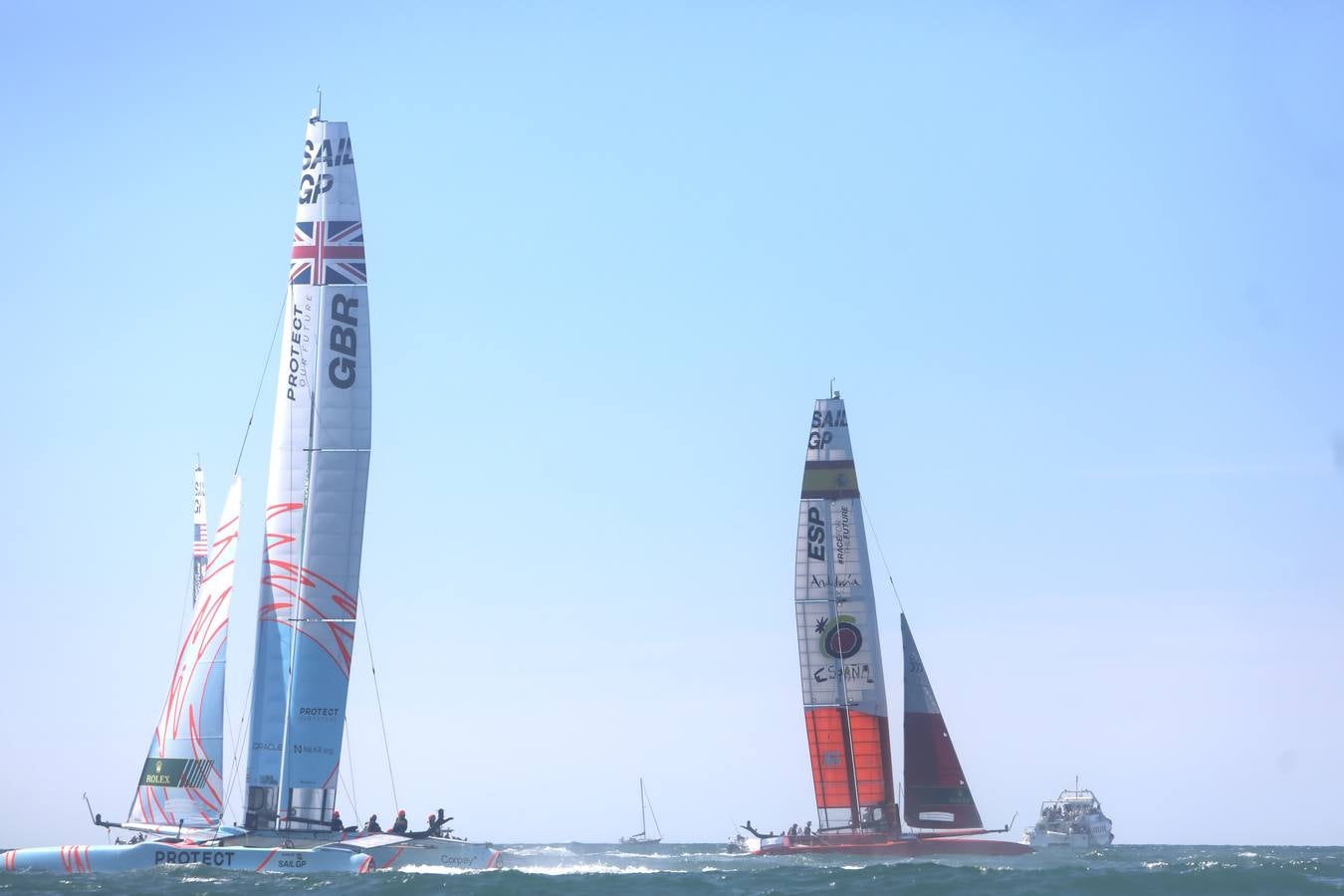 Disfruta de las mejores imágenes del primer día de SailGP en Cádiz