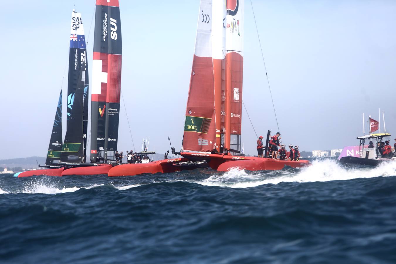 Disfruta de las mejores imágenes del primer día de SailGP en Cádiz