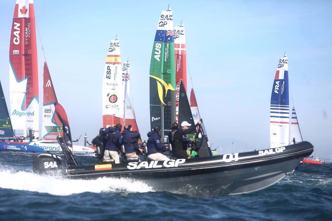 Disfruta de las mejores imágenes del primer día de SailGP en Cádiz