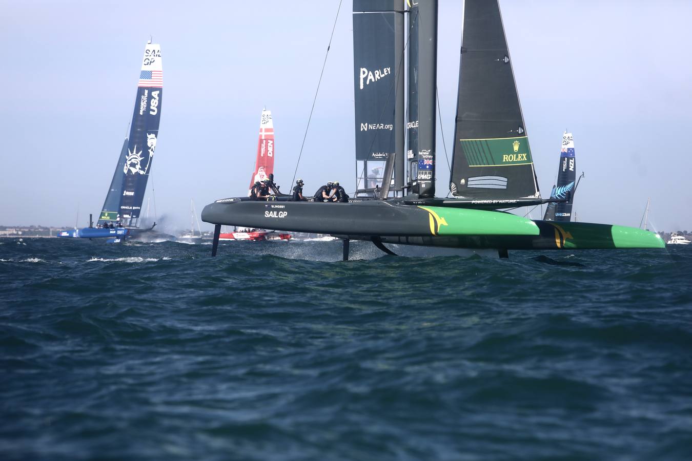 Disfruta de las mejores imágenes del primer día de SailGP en Cádiz