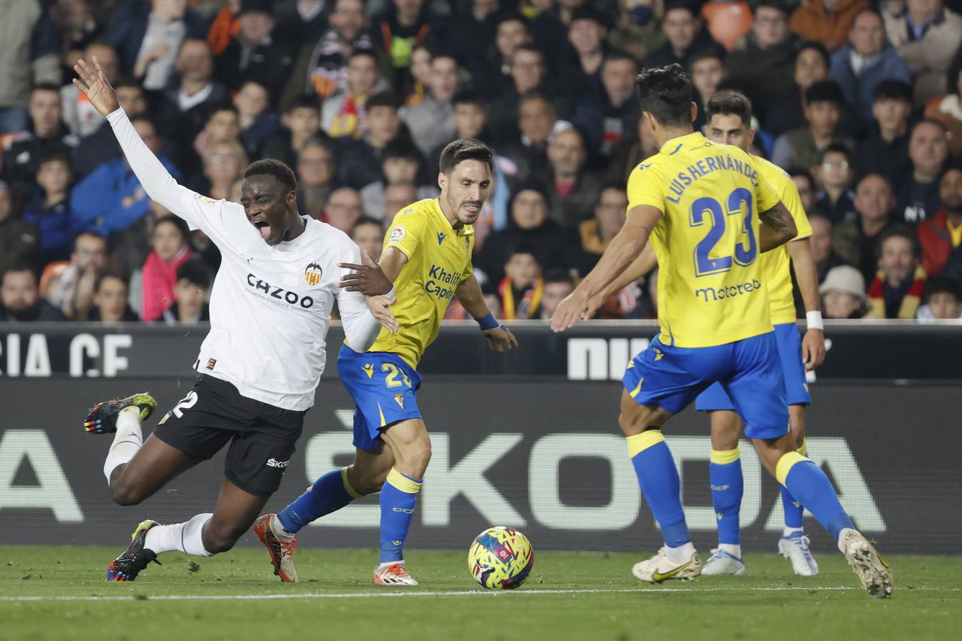 Fotos: El encuentro Valencia-Cádiz, en imágenes